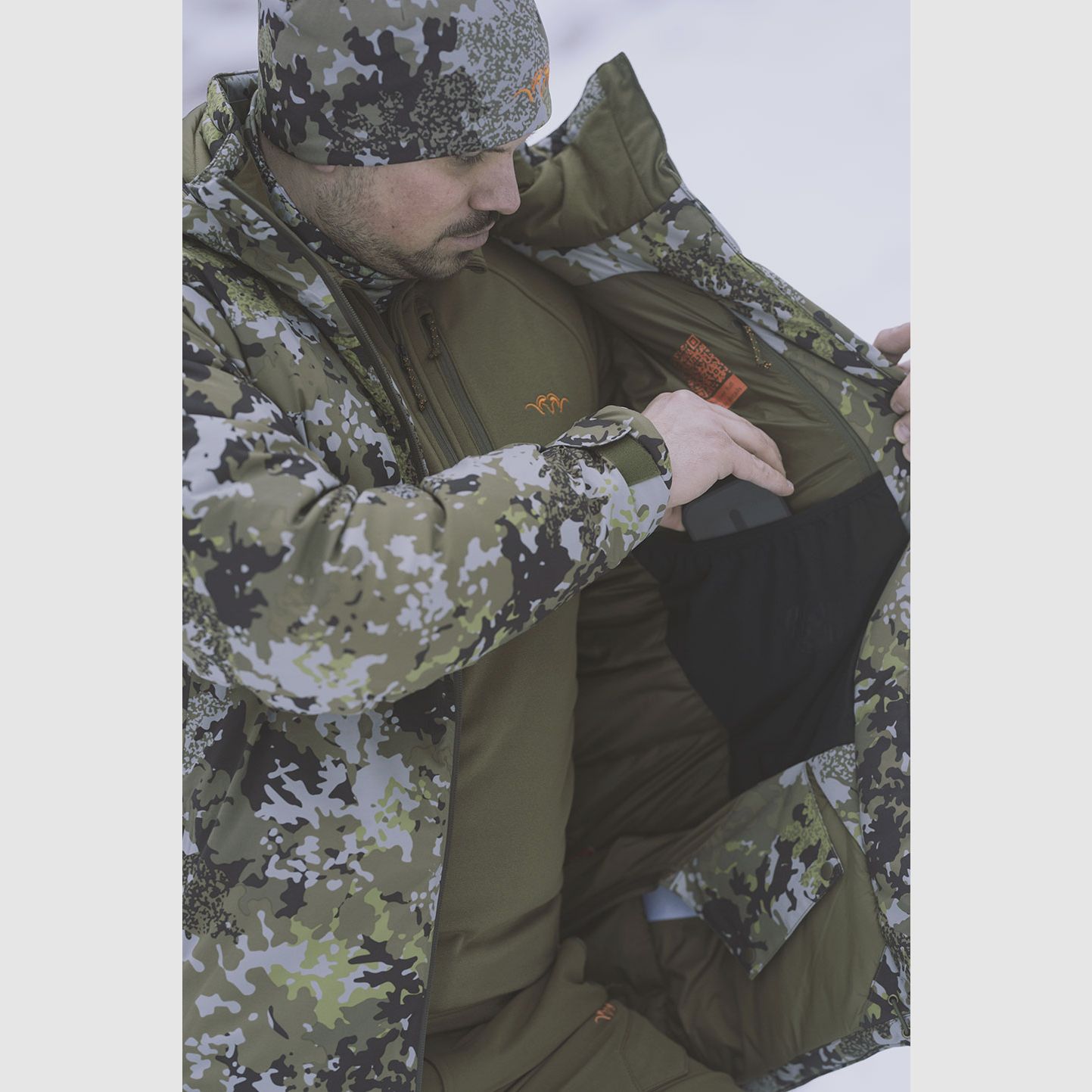 Blaser Shield Down Jacke Herren in Huntec Camo, Bild 6 von 6