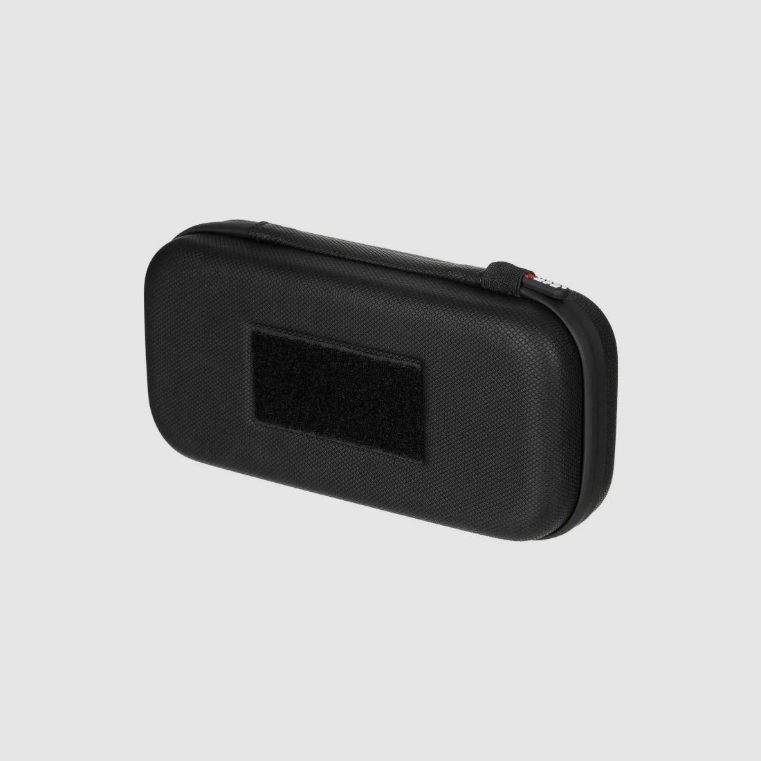 Hard shell bag, large, with Velcro loops, black