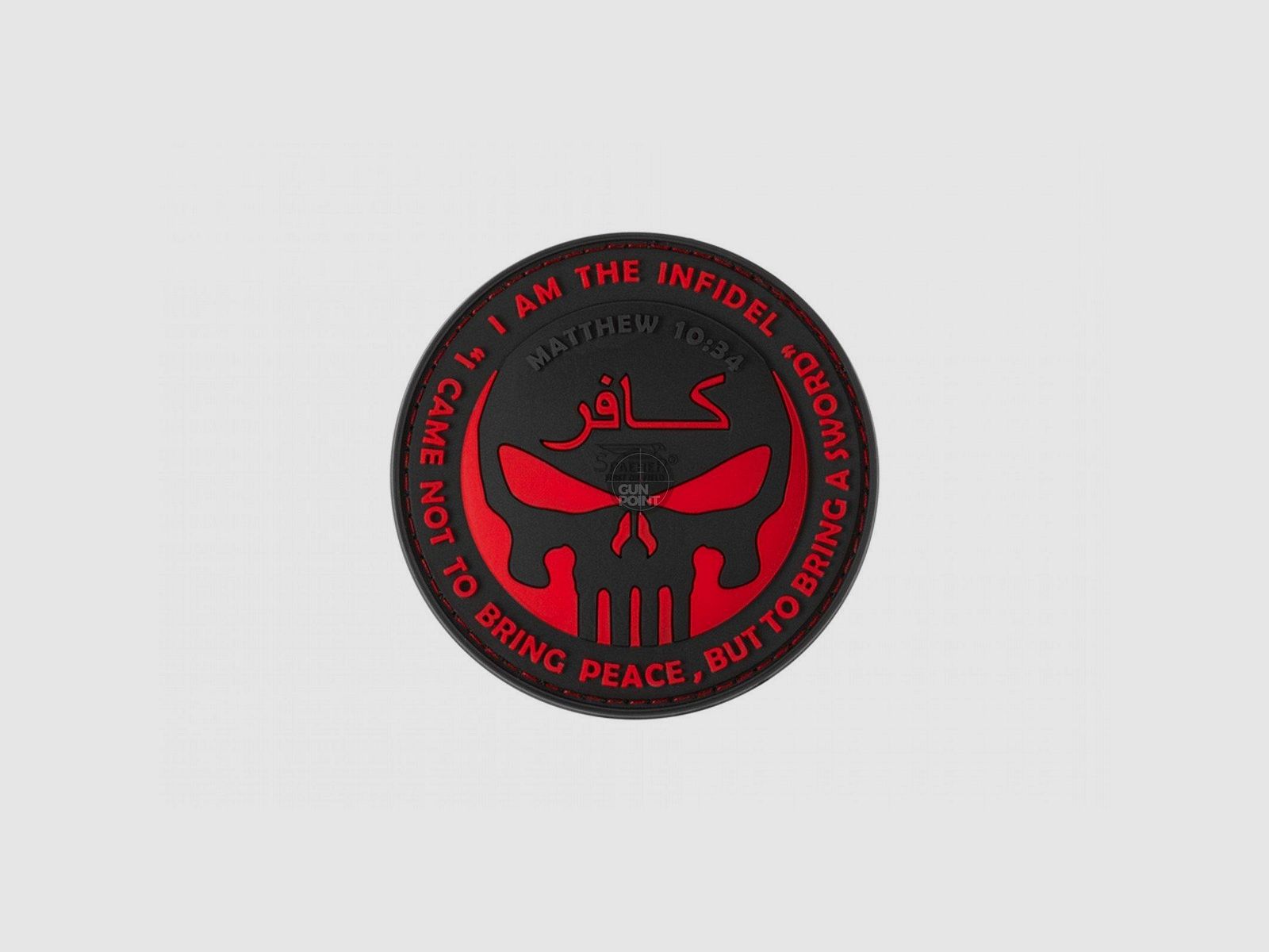 El parche de goma del castigo infiel