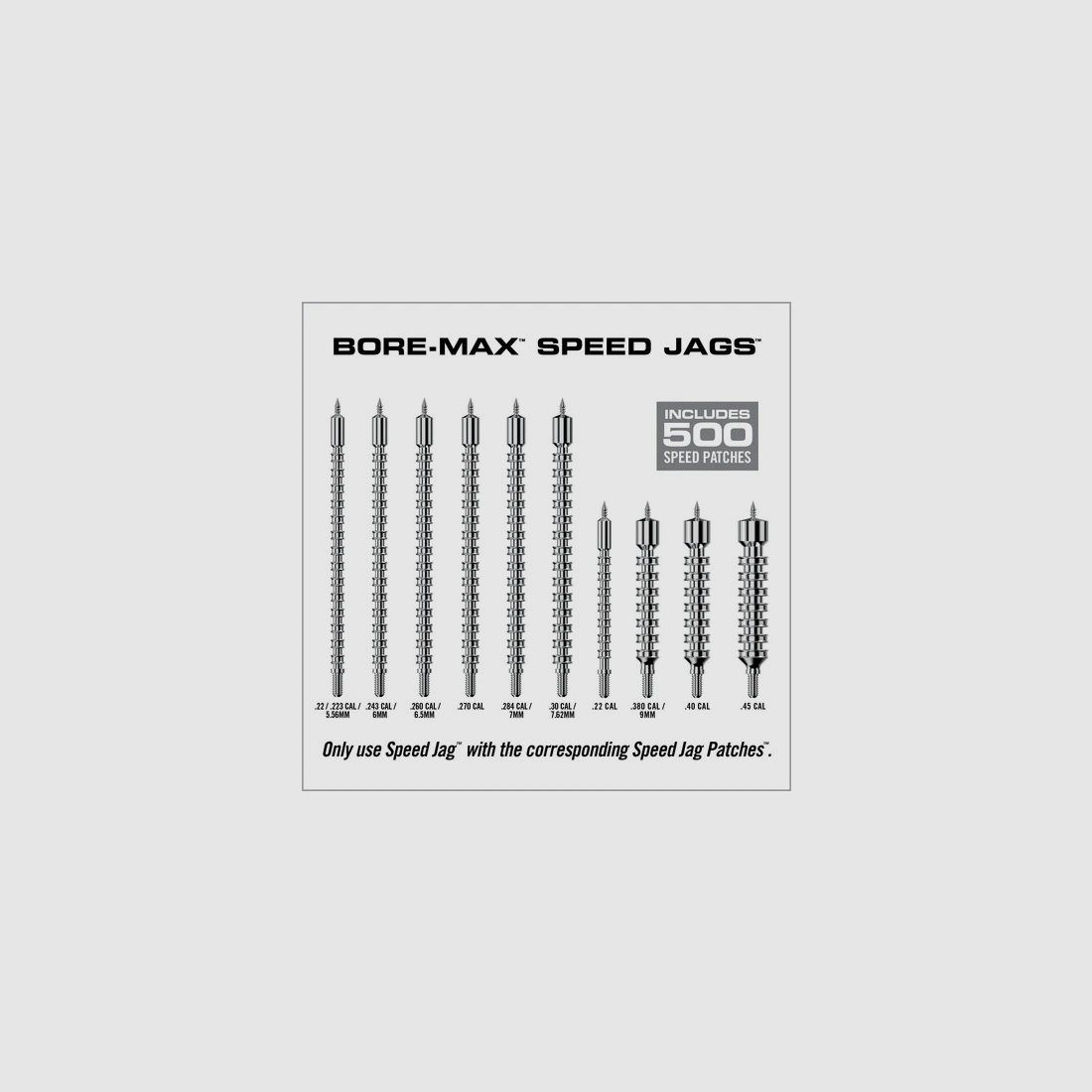 Real Avid Bore-Max Speed Jags & Patches, image 2 of 2