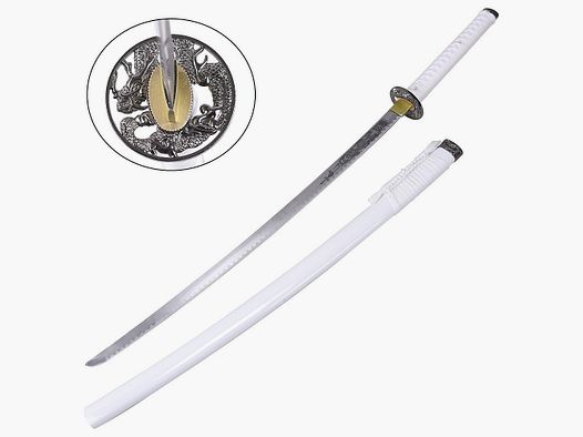 Katana samurai sword with storage box