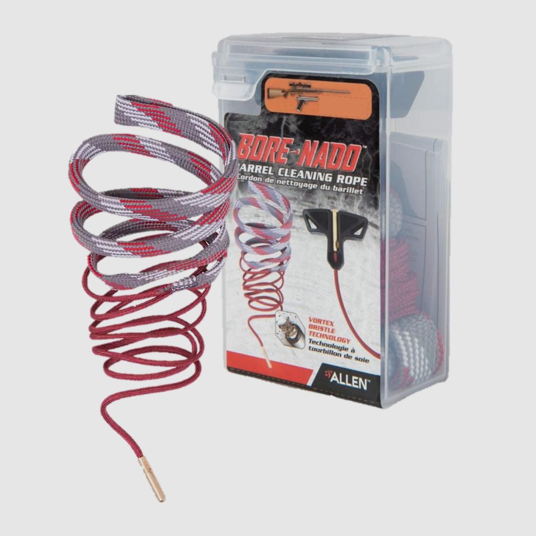 Allen Bore-Nado Cuerda de Limpieza de Caño en Caja .30 Cal.