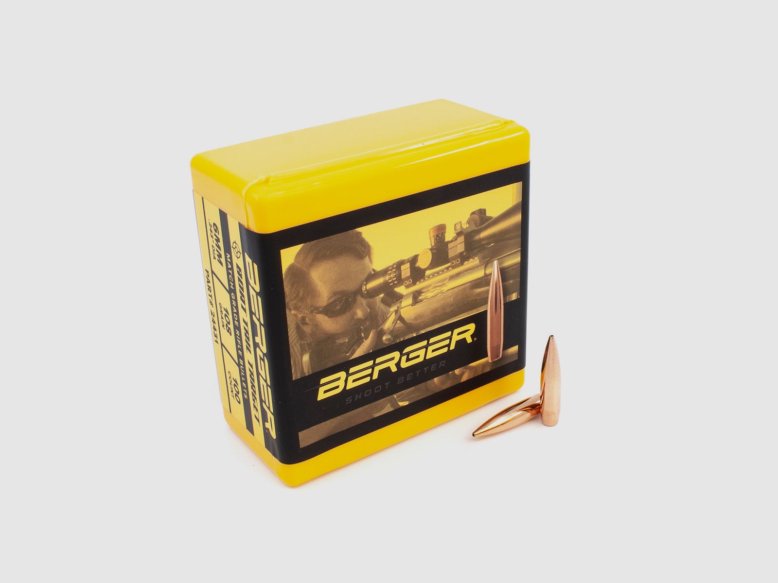 Proiettile Berger 6mm/.243 BT Target 108GR 500 pezzi