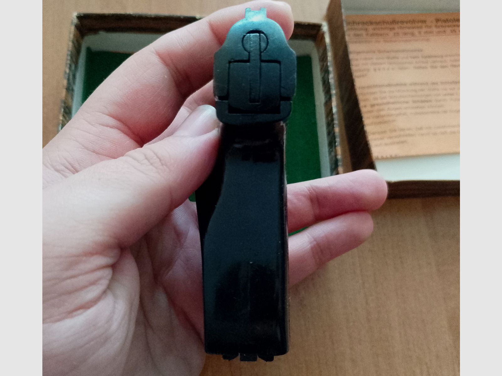 Seltene ME 8 Combat in 8 mm Knall im PTB 176/2 mit Verpackung!