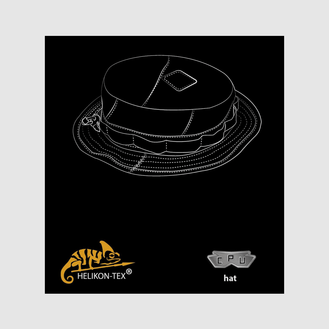 HELIKON-TEX CPU BOONIE HAT KHAKI