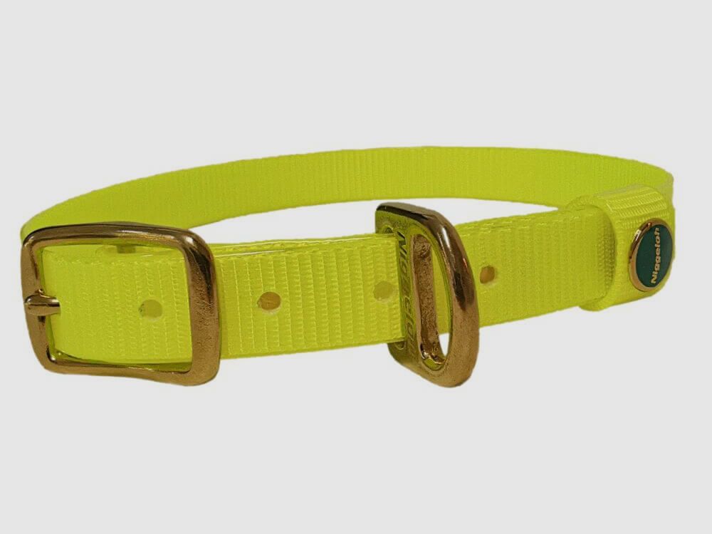 Niggeloh BioThane® Halsband Glanz Geel