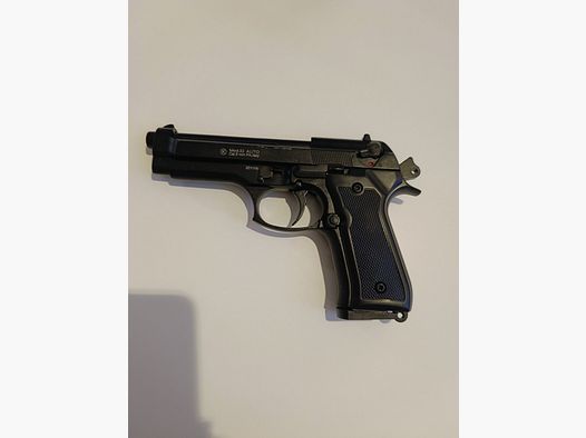 Pistola de fogueo KIMAR BERETTA 92 de 9 mm con maletín de transporte