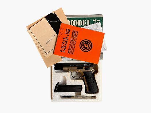 Tschechische Pistole CZ 75 Kaliber 9x19 mm | Zustand sehr gut -