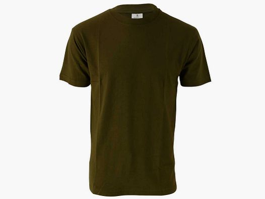 T-shirt kaki 100% cotone maniche corte S a 3XL