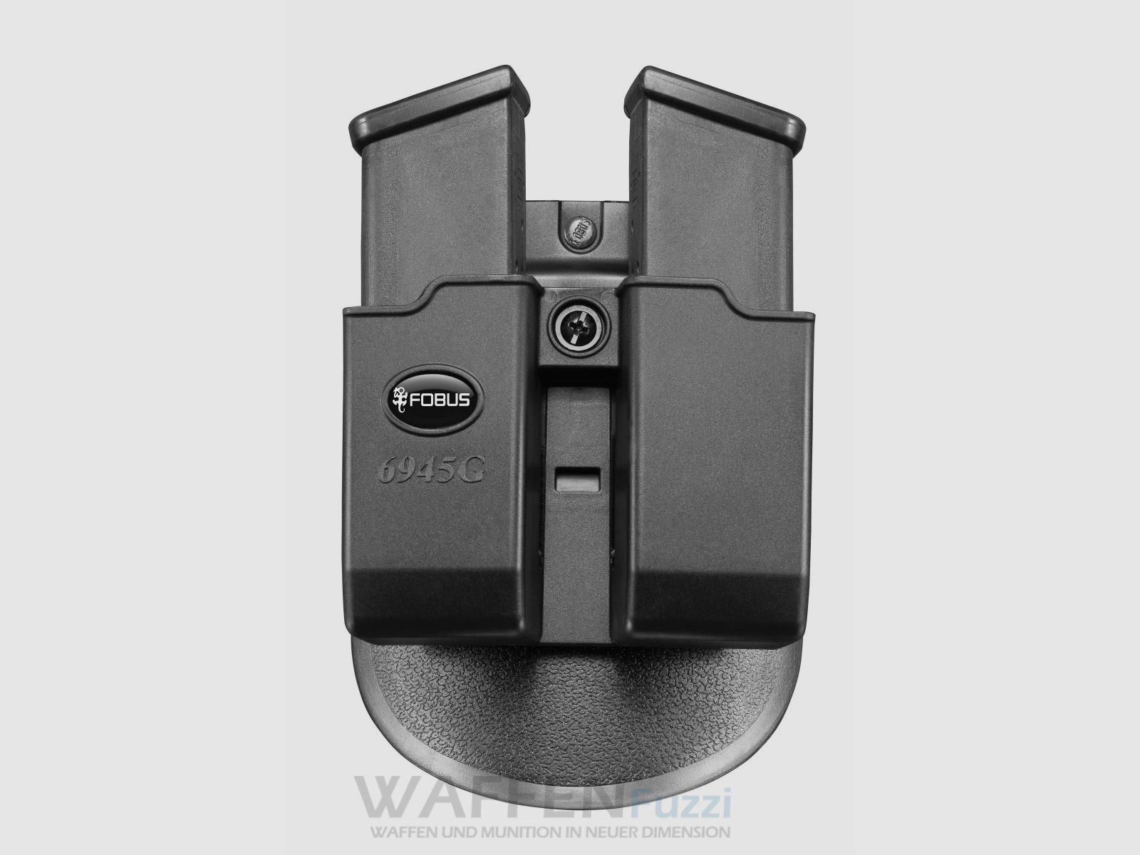 Paddle magazine holster for 2 magazines caliber .45 for Glock