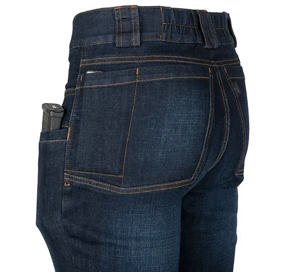 Helikon-Tex – Men's GREYMAN TACTICAL JEANS Slim trousers in Denim Mid – Dark Blue, image 6 of 7