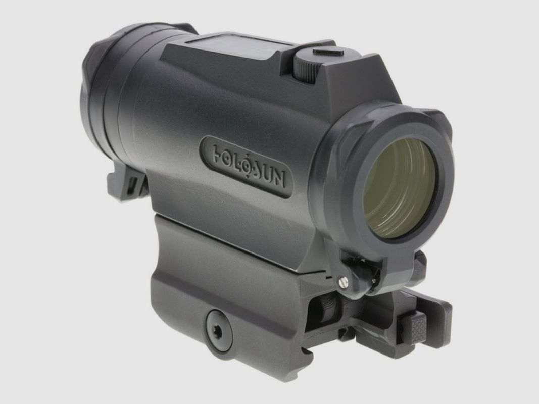 Holosun HE515C-T-GR Mirino Reflex con Reticolo Verde: Punto 2MOA & Punto Circolare 65MOA, immagine 4 di 5