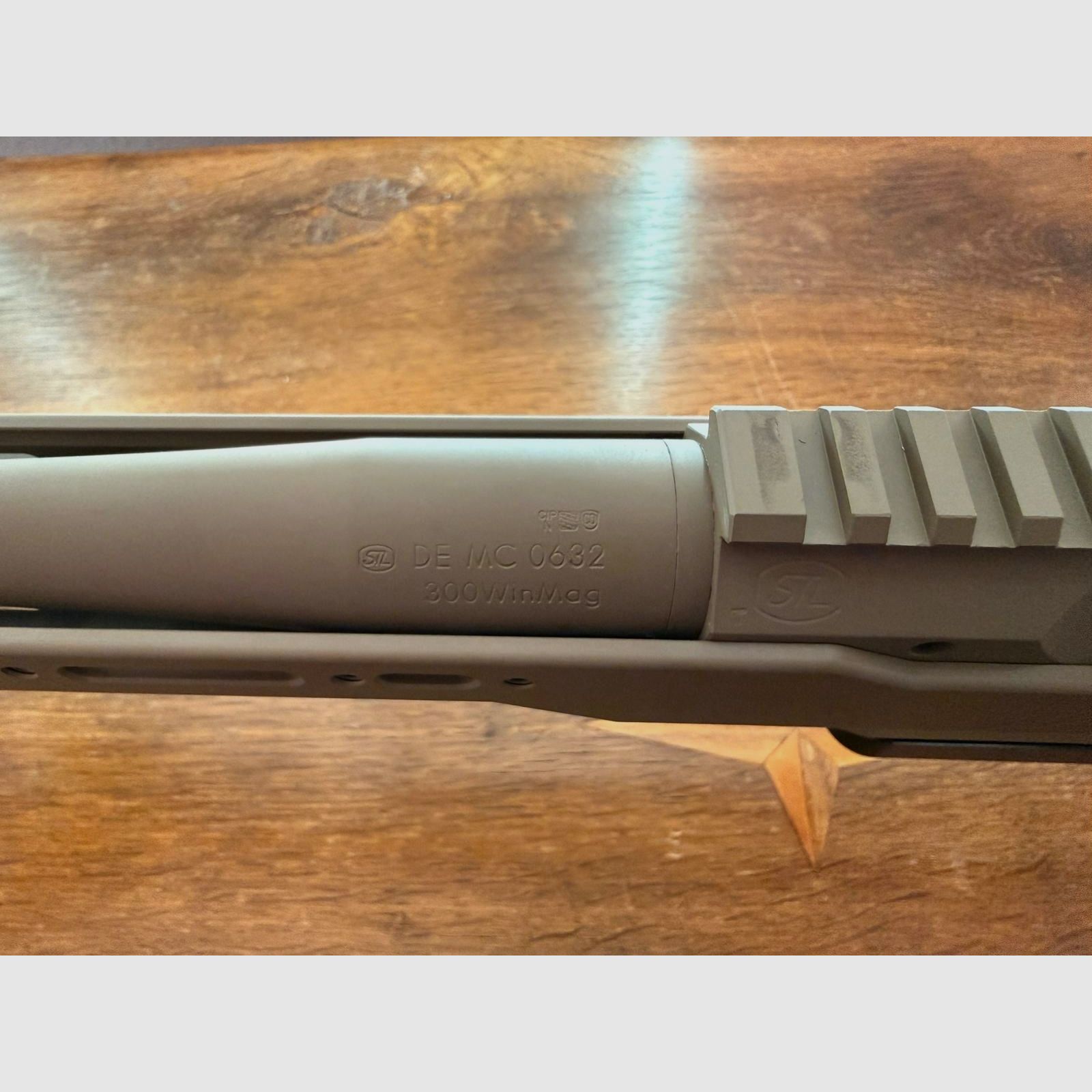 Rifle de repetición de precisión .300 Win. Mag. – Lothar Walther cañón de competición – Culata de aluminio STL-2 – Bipode Harris