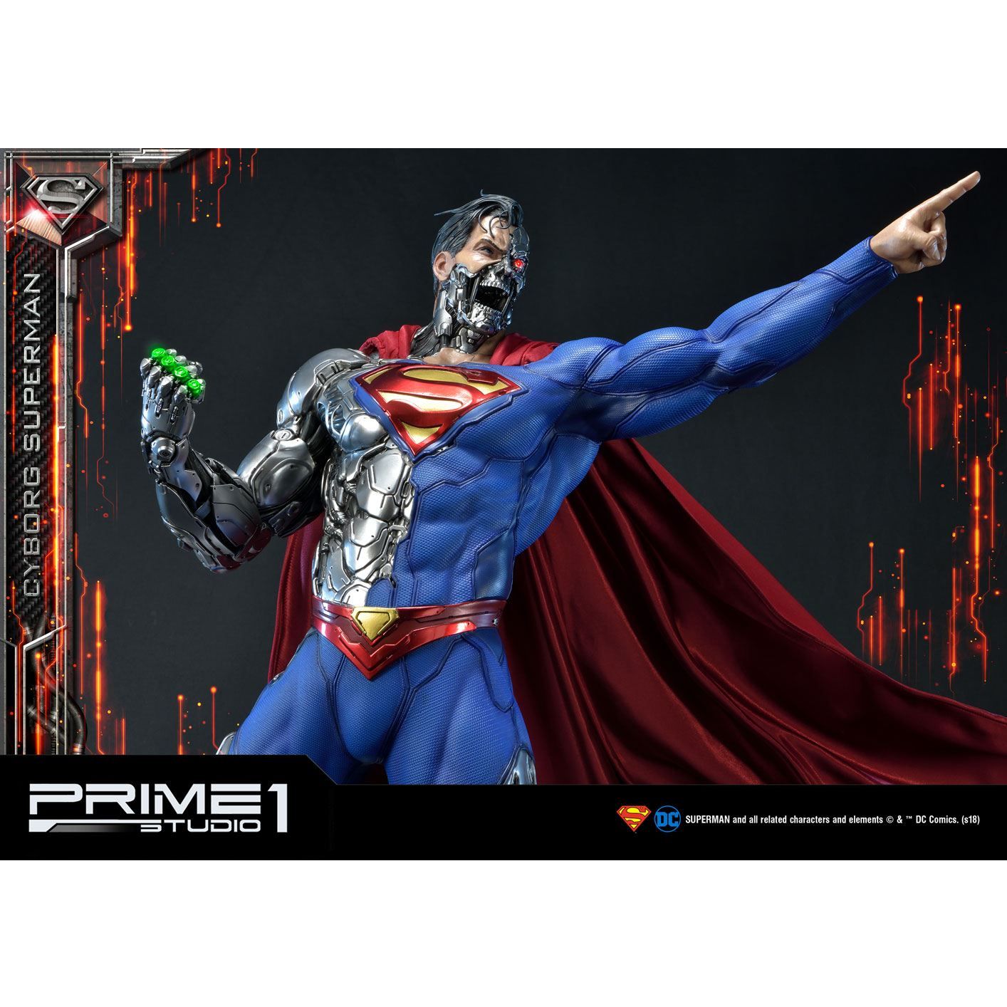 DC Comics Statue 1/3 Cyborg Superman 93 cm | 43083
