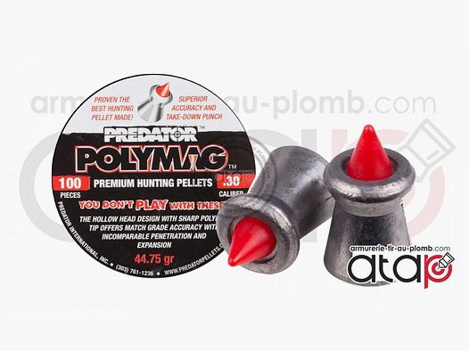 Plomb 7.62 mm Polymag Predator Cal. 30