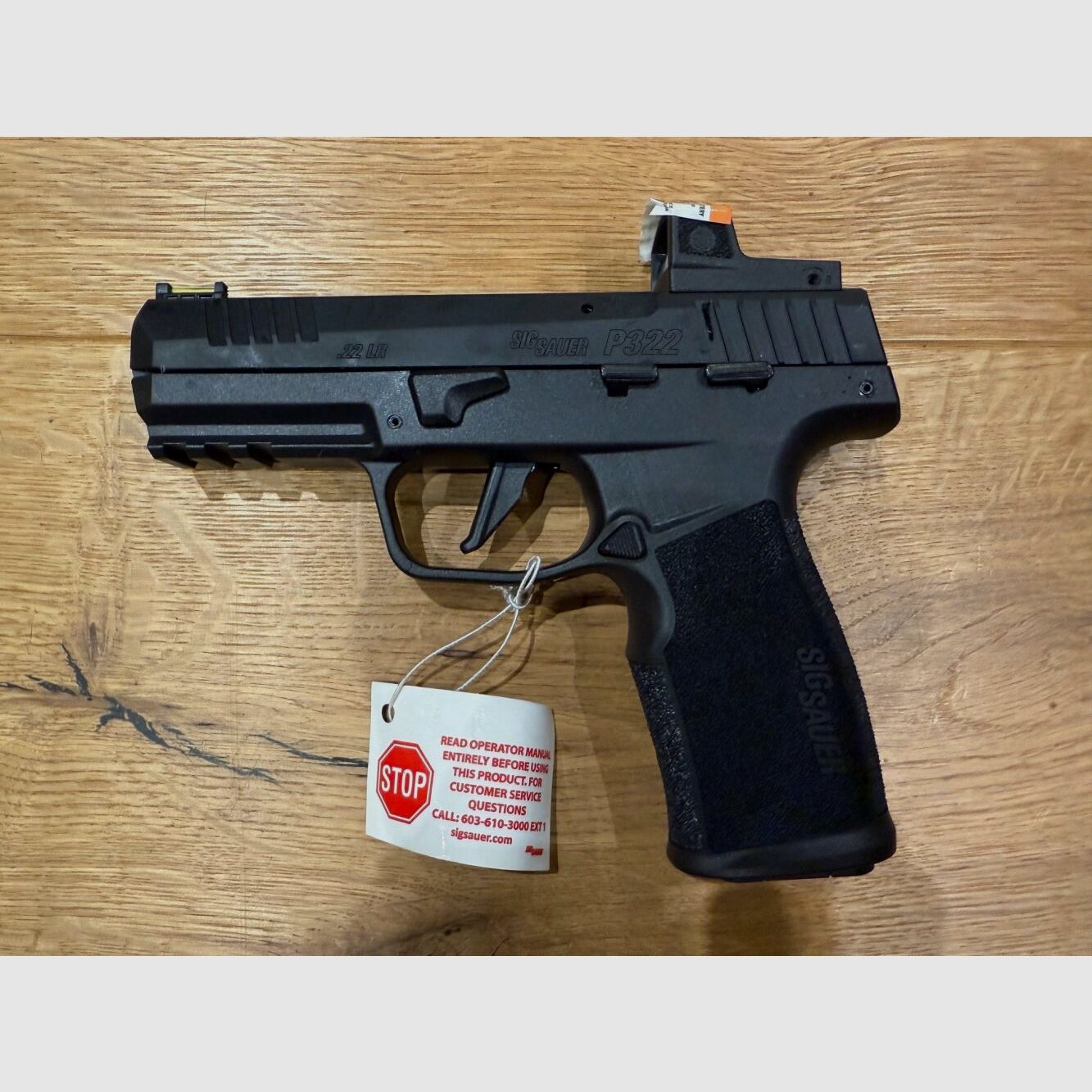 SIG SAUER P322 RXZE Zwart .22 lr HV