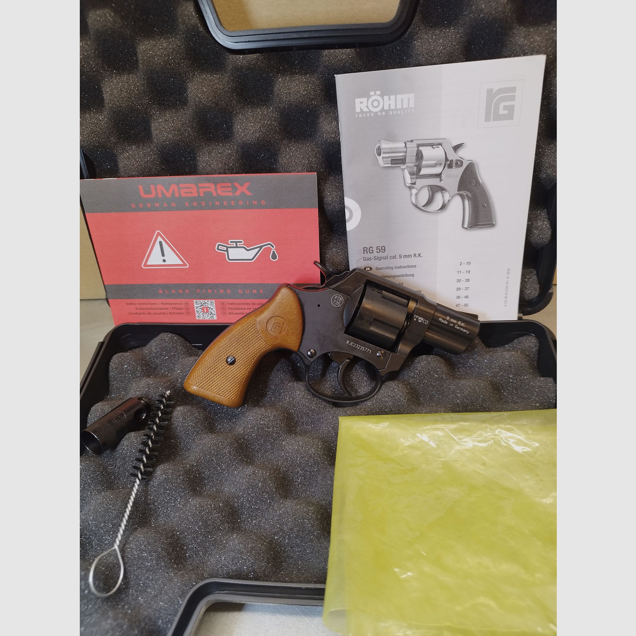 Röhm RG 59 blank-firing revolver 9mm R.K !!like new!!