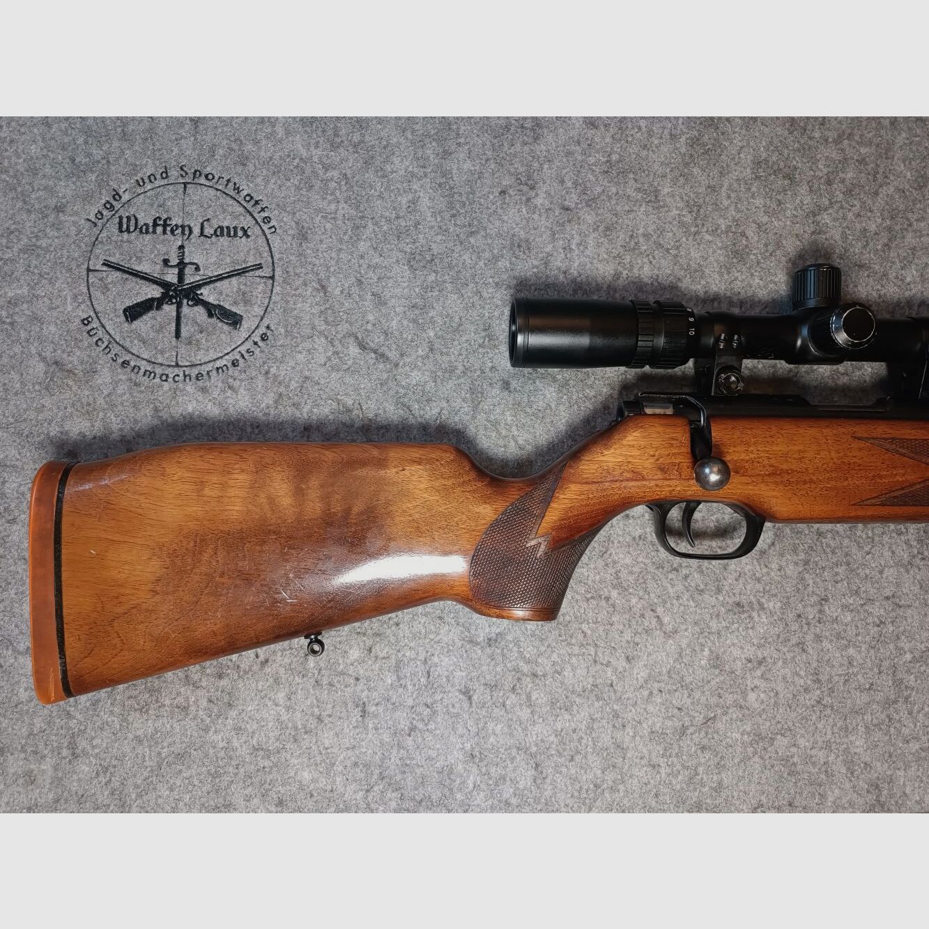 Carl Walther Ulm KK Single-shot Sport Rifle with ZF Tasco 2.5-10x42