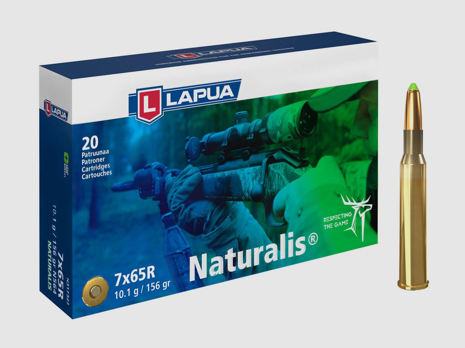 Lapua 7x65R Naturalis 10,1g - 156gr.
