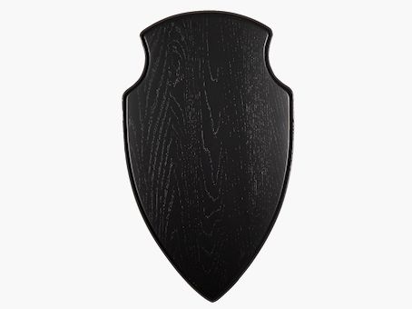 5etta Trophy Shield Moose Dark Oak Furnier