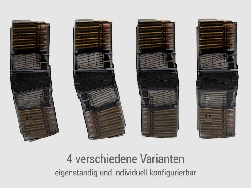 CROSS MAG - AR15 Magazin-Set mit Kopplung 1 SET (also 2 Magazine)