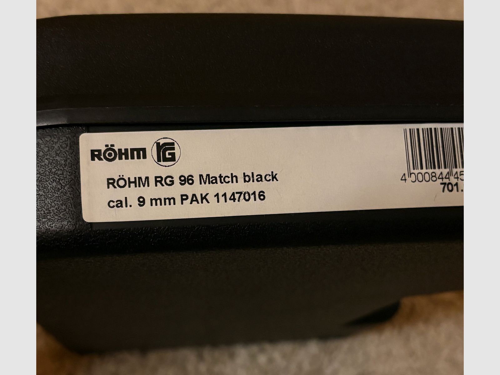 Röhm RG96 Match, 3 Magazine, 600 Schuss 9mm P.A.K.