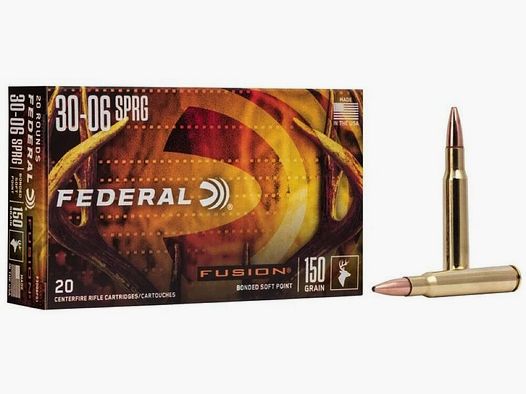 Federal Premium Ammunition Fusion BSP 150grs 20St .30-06Spring