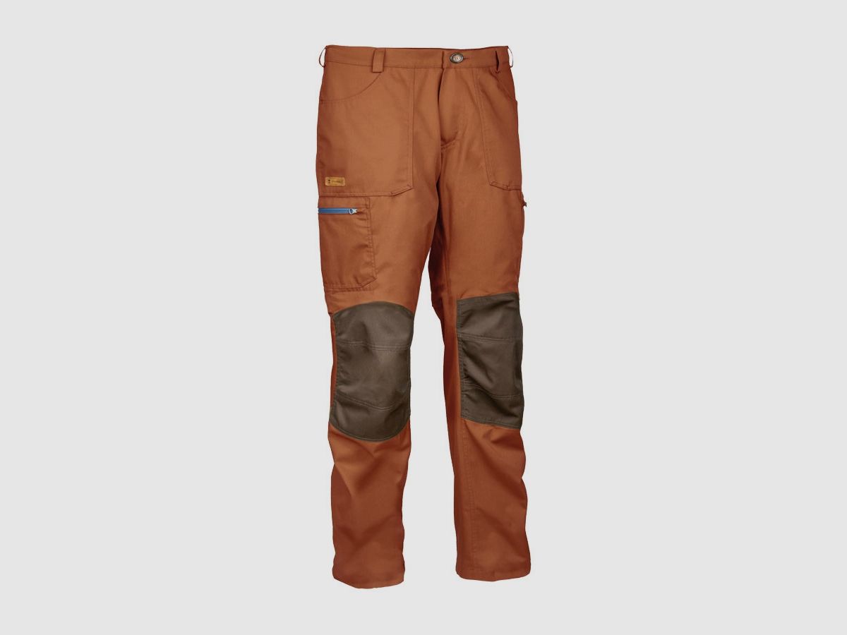 Herren-Outdoorhose "Wanderbux“, Orange/Braun