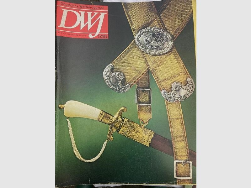 31 alte Hefte Deutsches Waffen Journal ab 6/1973 bis 8/1979