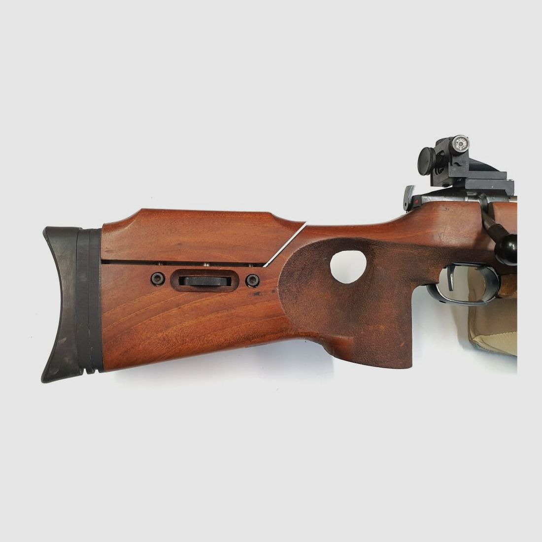 Walther !!Sammlerstück!! Einzelladerbüchse, Walther JR Biathlon im Kaliber .308Win mit Diopter