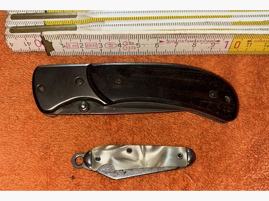 zwei Taschenmesser Messer Einhandmesser - PUMA TEC + U.S.A. -
