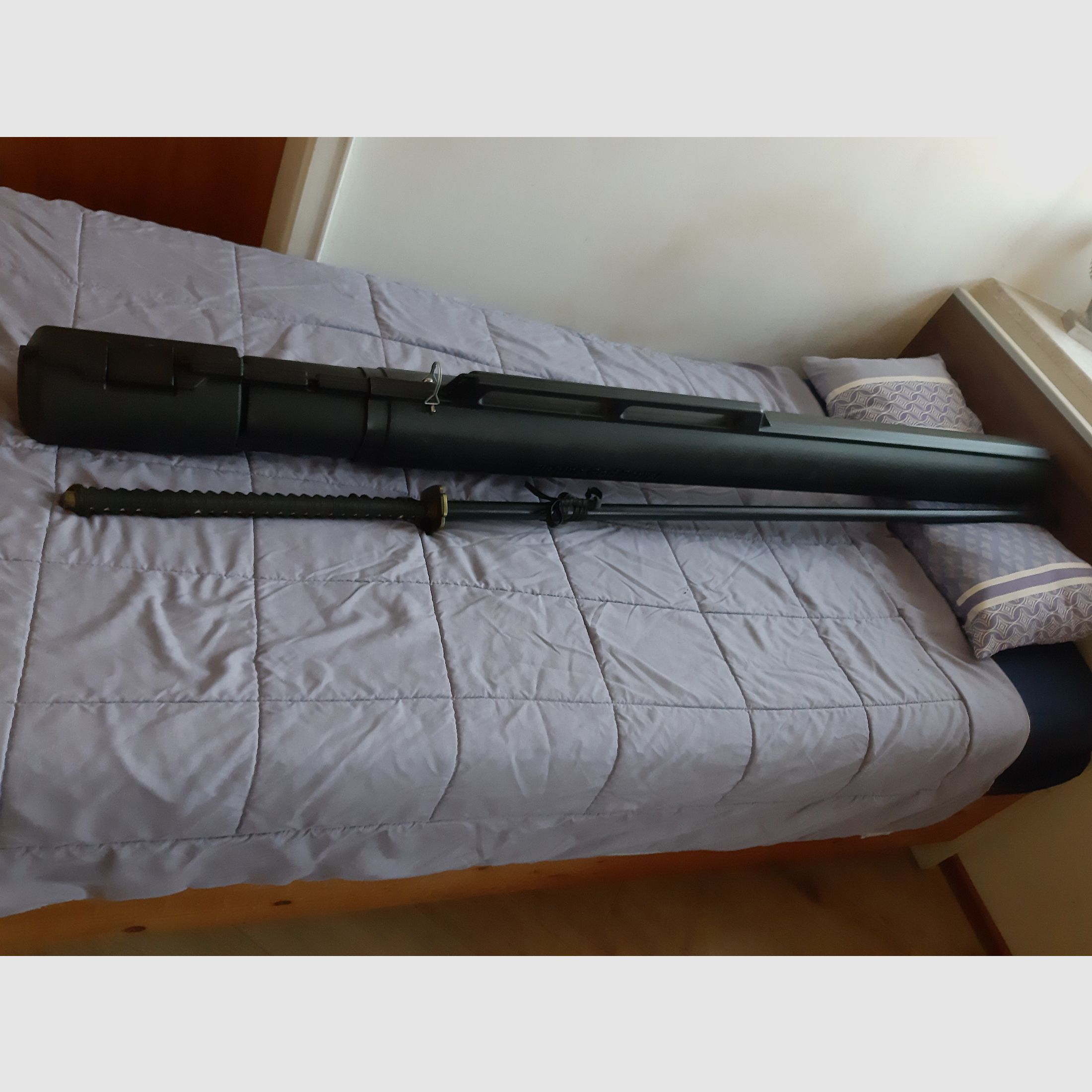  1 NODACHI / ODACHI  Samurai Schwert NEU  + 1 Hartschalen  Transportköcher ,                 S PEZIAL KOMBINATION  TOP