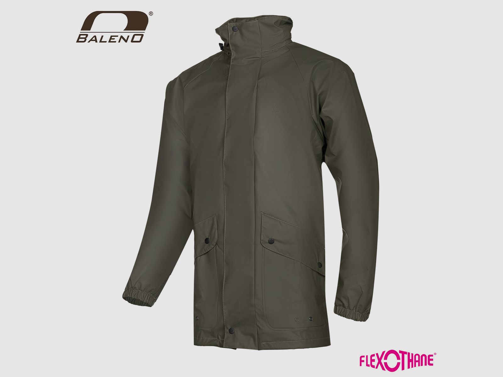 BALENO Veste de pluie Arras kaki, image 1 sur 4