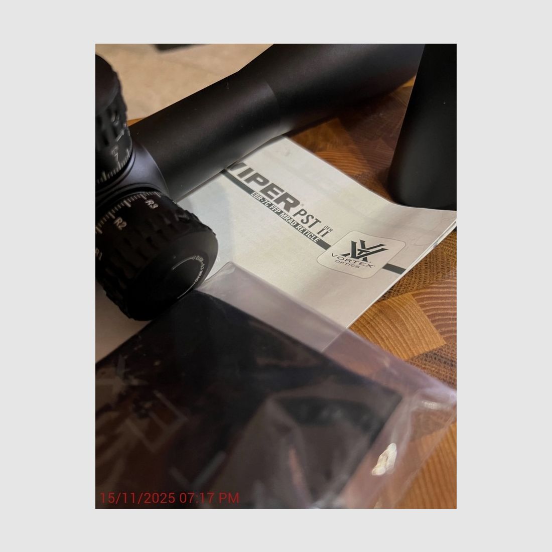 Vortex Viper PSTII 5-25x50 riflescope