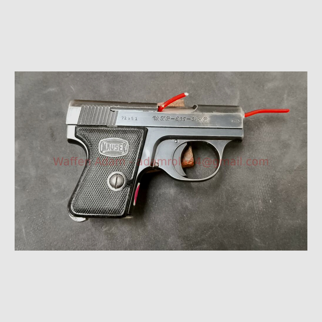 Mauser, Oberndorf a.N. WTP II - Pistola de bolsillo