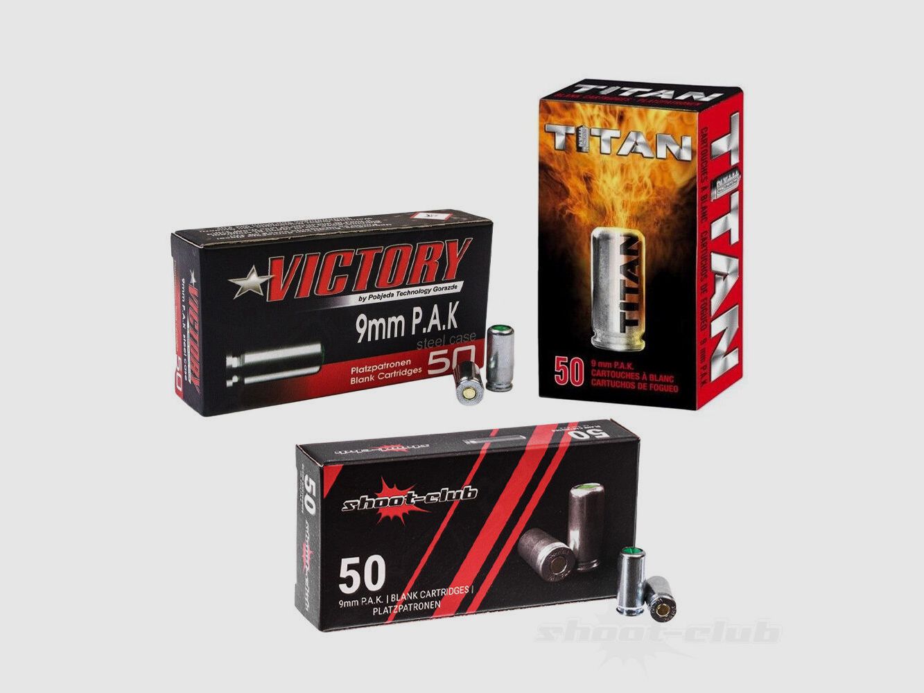 Various blank cartridge set with 150