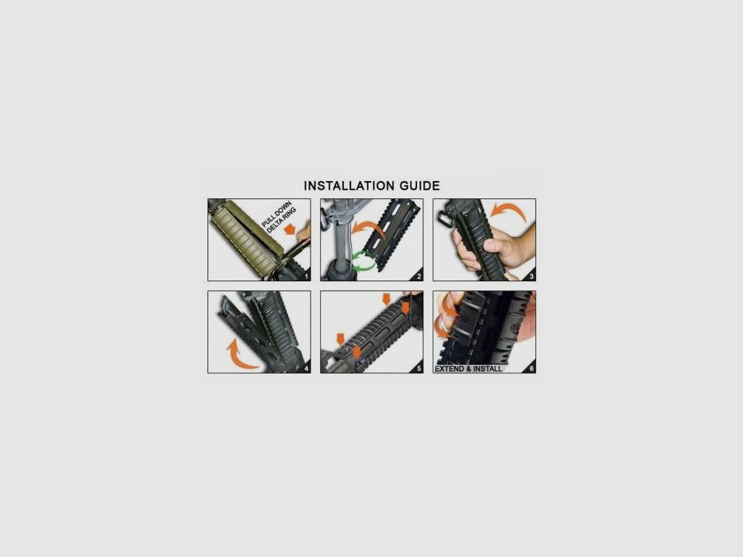 Guardamano QUAD RAIL MODEL 4/15 CAR LENGHT, Bild 6 von 6