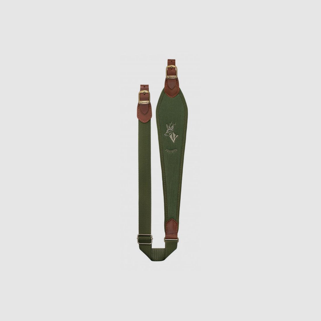 Gewehrriemen für Jagdgewehre Riserva, Cordura grün + Neopren