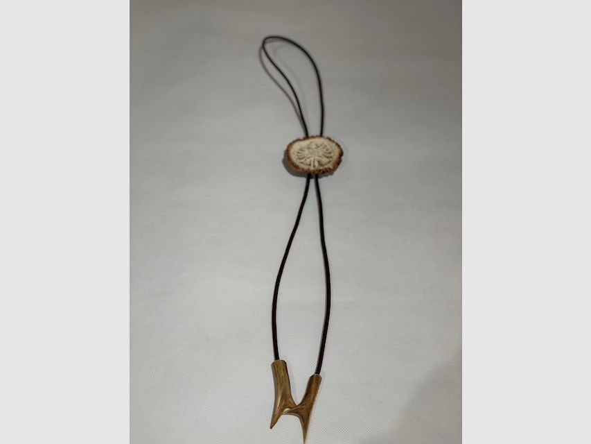 Jägerkrawatte Adler handmade, Bild 2 von 2
