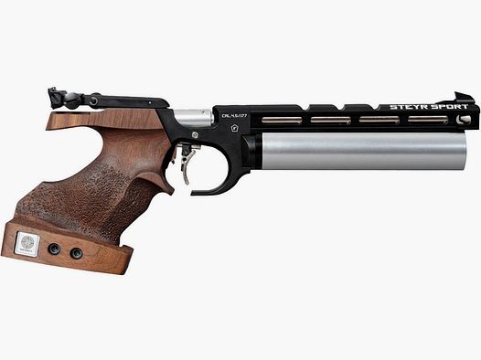 Steyr Evo 10 Compact Black/Silver — Right-handed shooter · M