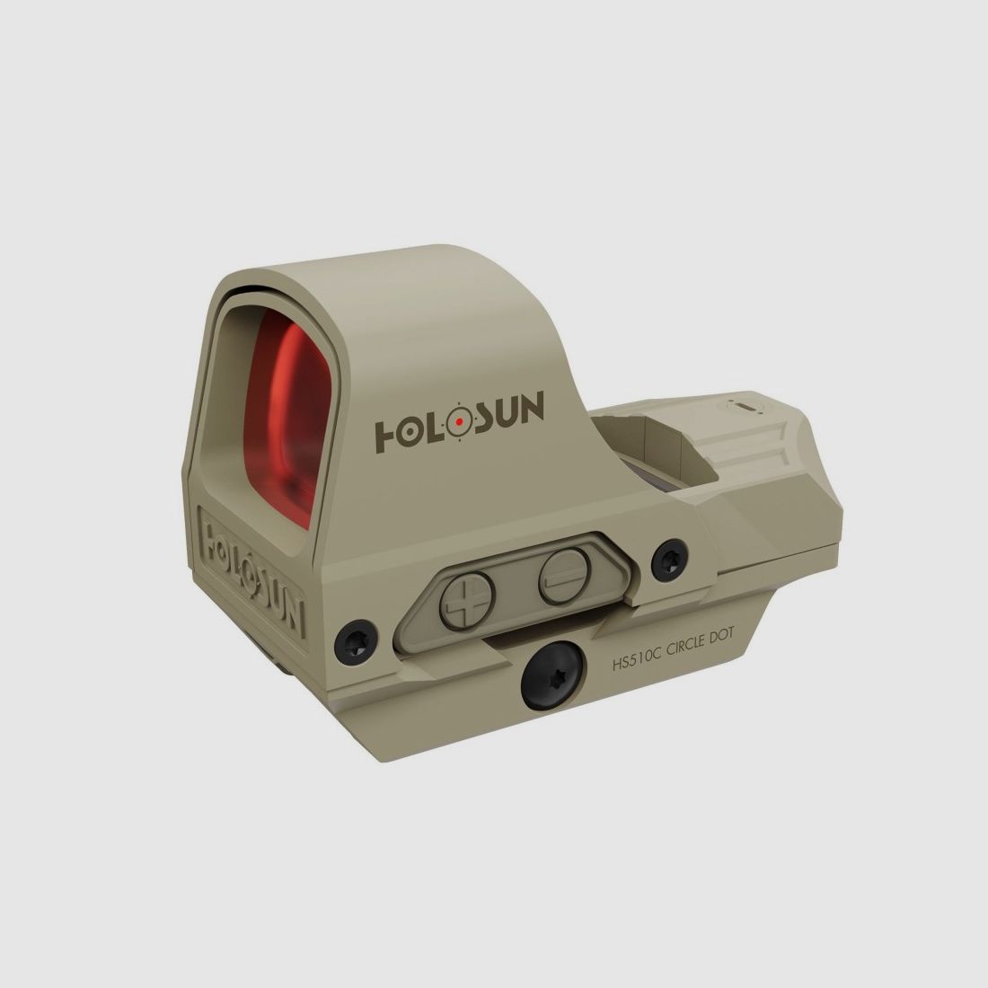 Holosun Set, Holosun Reflexvisier, Modell HS510C-RD-FDE mit rotem Wechselabsehen: 2MOA Dot, 65MOA Circledot & 65MOA Circle und Magnifier HM3X-FDE, Bild 2 von 12