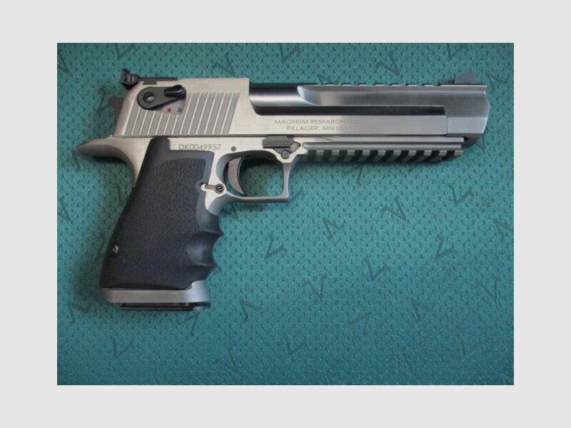 Desert Eagle Magnum Research Pistool roestvrij staal als nieuw .50AE Desert Eagle