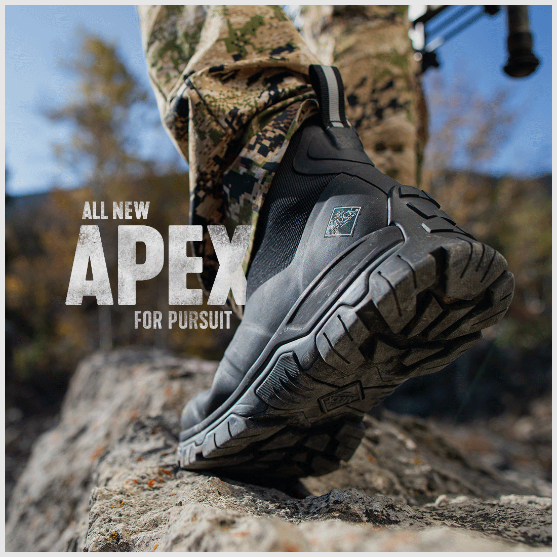Muck Boot Apex Zip hombre negro gris, imagen 9 de 10