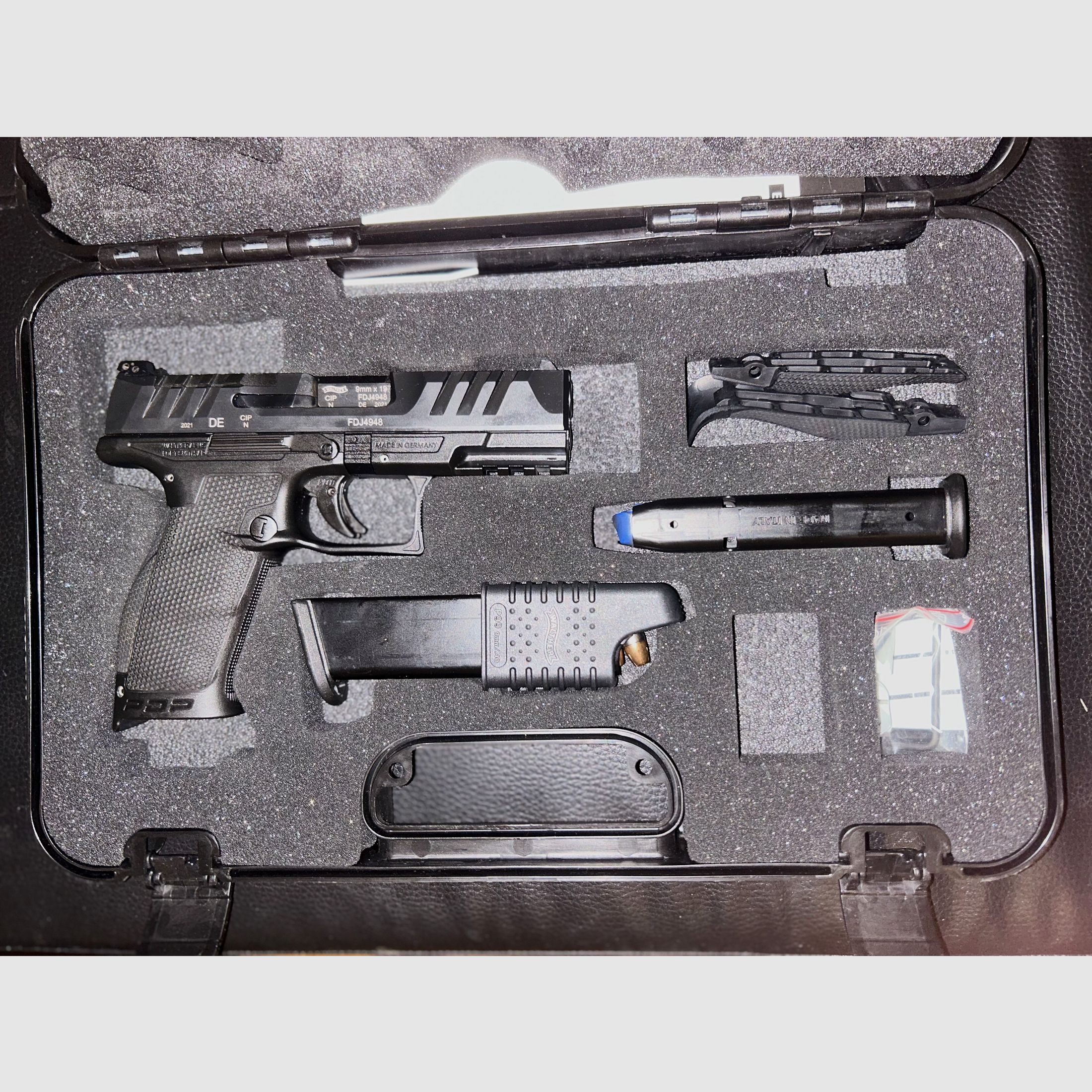 Walther PDP Full Size 4″ 9 mm – Top staat – Compleet pakket met holster & munitie