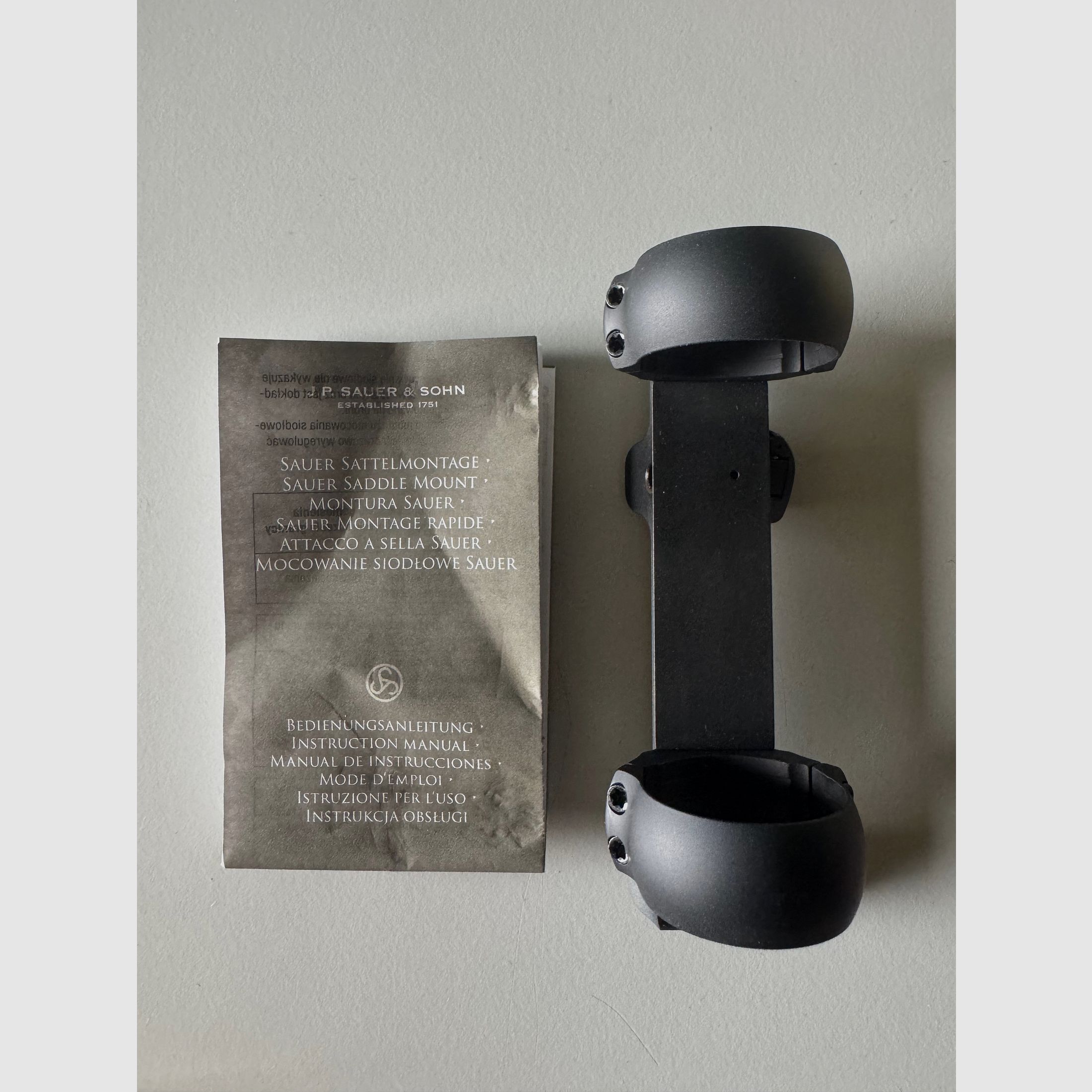 Sauer/Blaser Sattelmontage mit 30mm Ringen