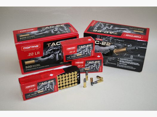 22LR Norma TAC-22 munizioni 500