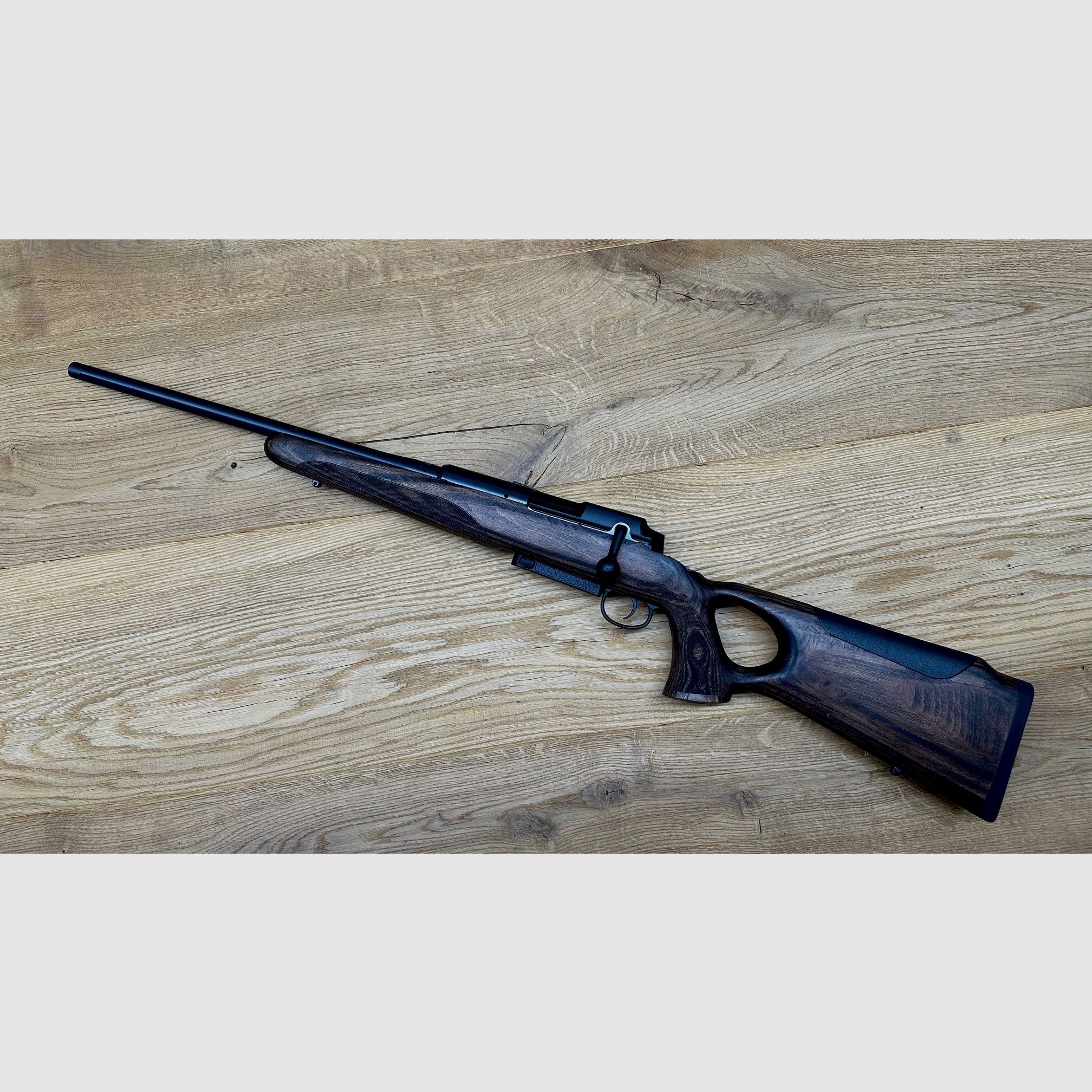 Mauser 25 Max Gauche / crosse en bois stratifié / dos de crosse réglable / .308 Win / LL 51 cm / M15x1