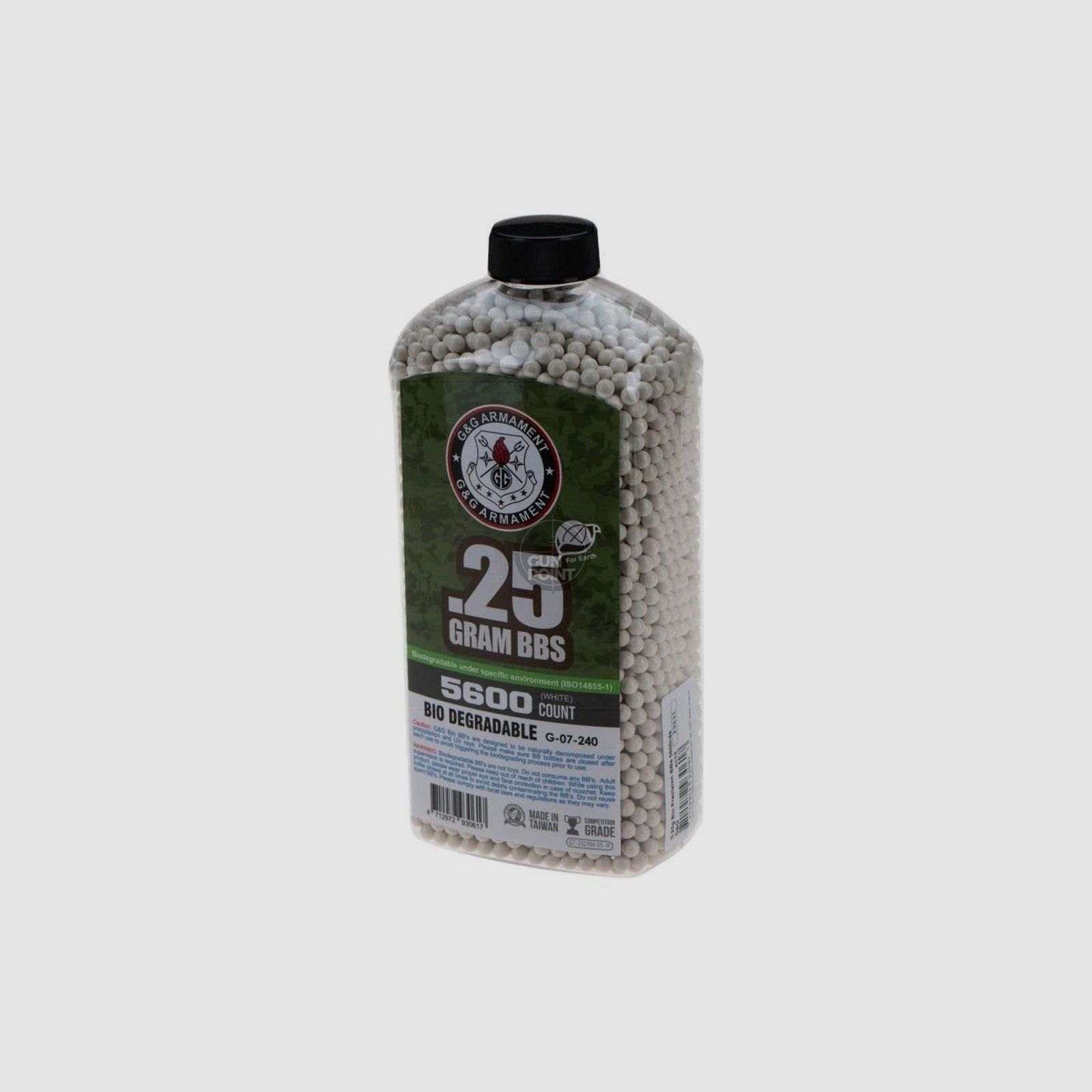 G&G 0.25g Bio Precision BBs 5600rds