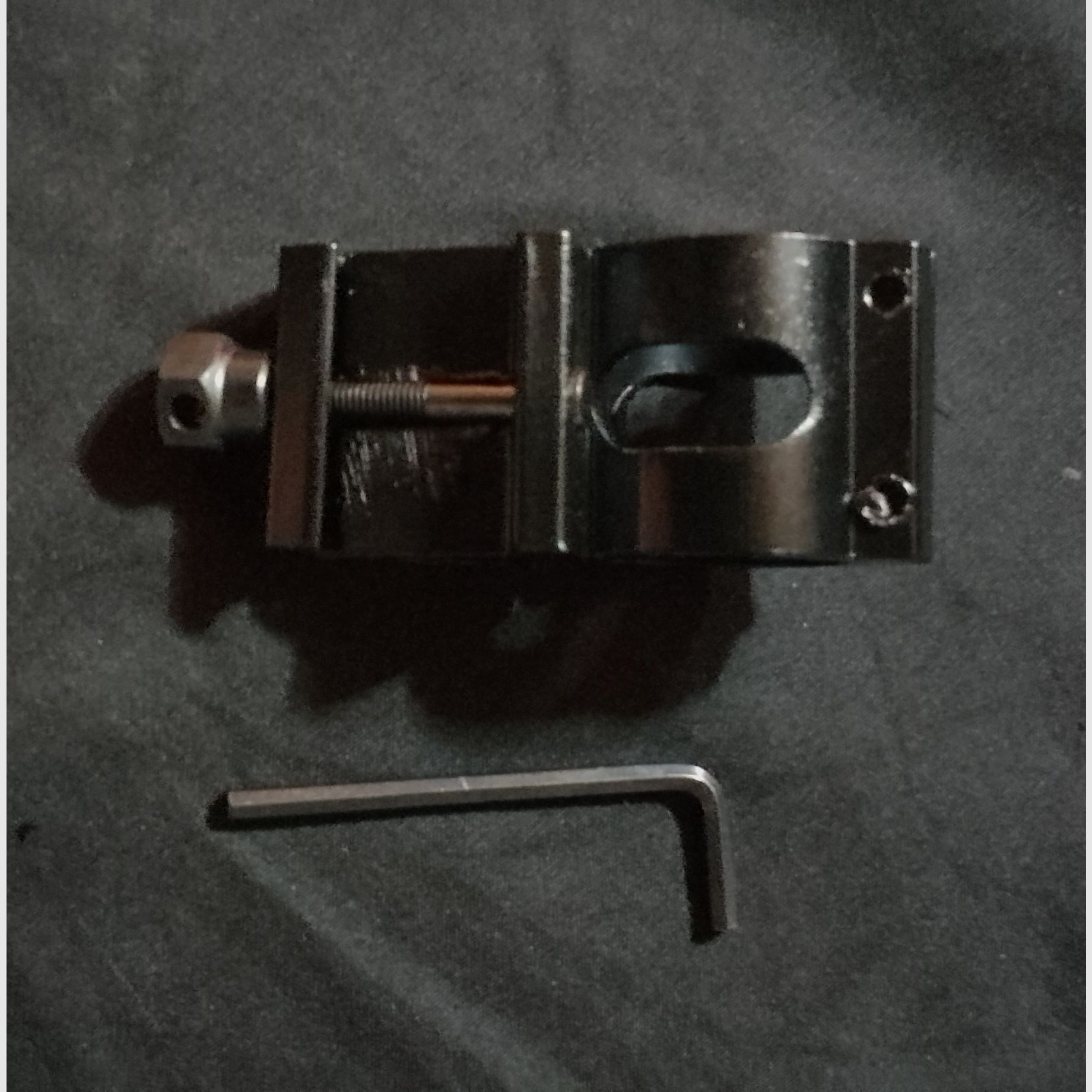Zielfernrohr Picatinny Befestigung Montage Schnellspanner Taschenlampe 25,4mm  45° grad
