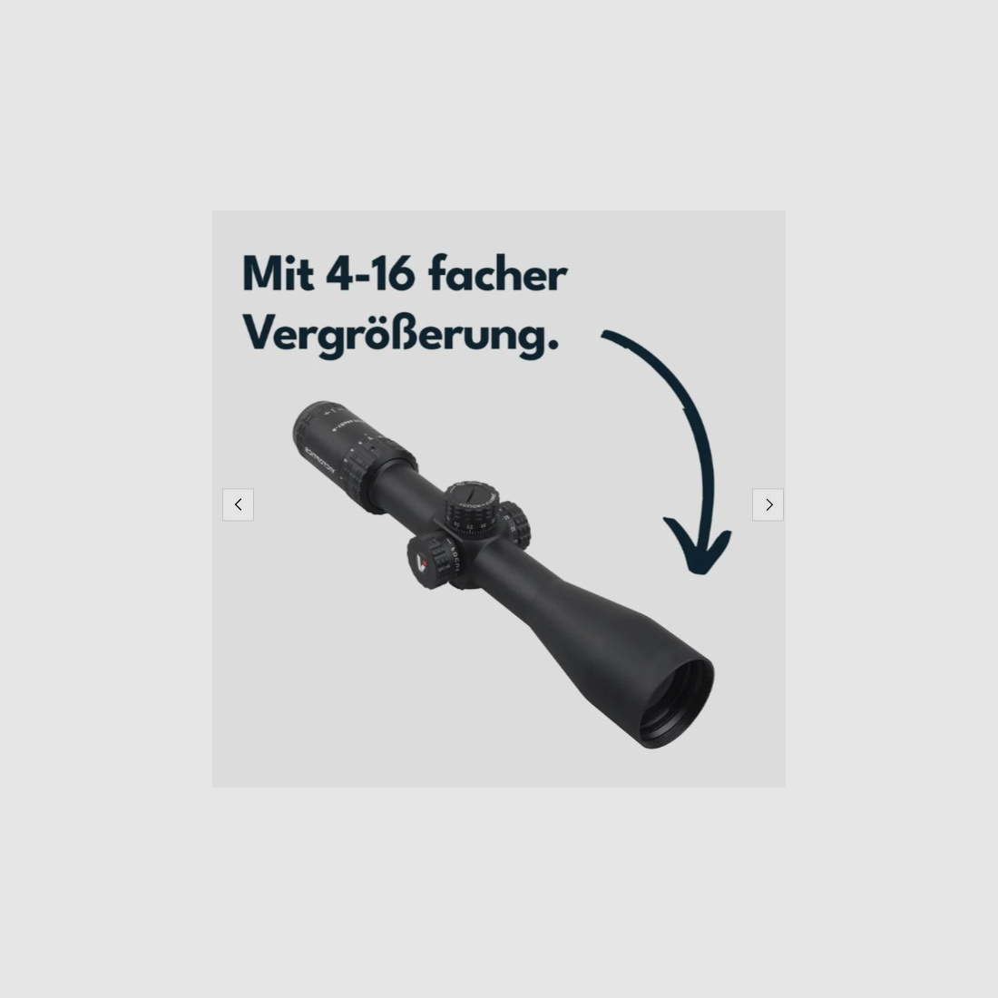 Victoptics OPFF-01 S4 Zielfernrohr 4-16x44 FFP - für 21mm Picatinny/Weaver